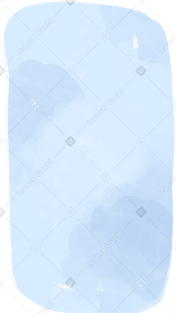 blue watercolor rectangle PNG、SVG