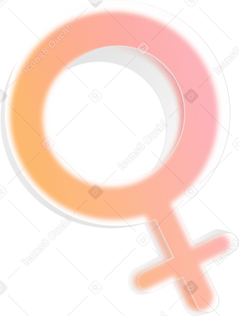 female gender sign PNG, SVG