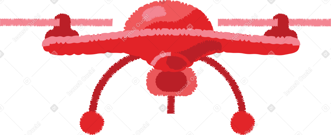 drone Illustration in PNG, SVG