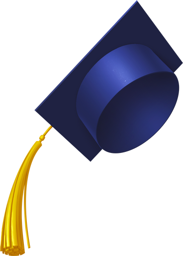 graduation cap PNG、SVG