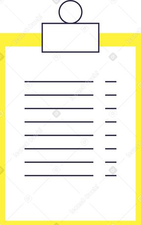 clipboard with form PNG, SVG