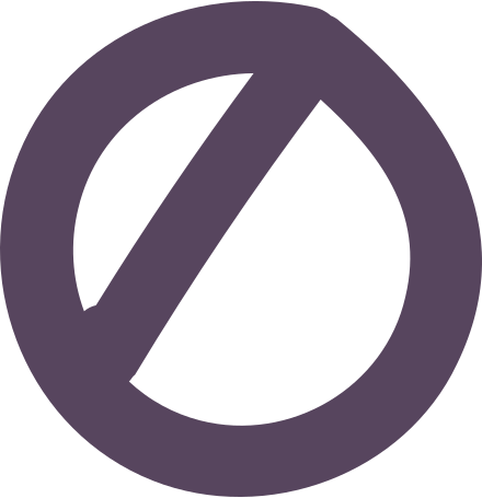 Illustration signe d'interdiction aux formats PNG, SVG