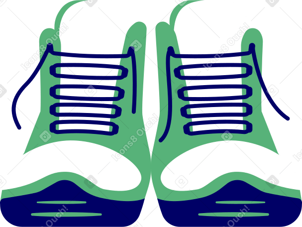 Dois sapatos de cadarço PNG, SVG