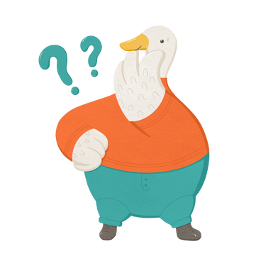 goose thought about the questions that came to him PNG, SVG