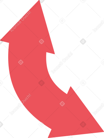 Flecha de doble cara PNG, SVG