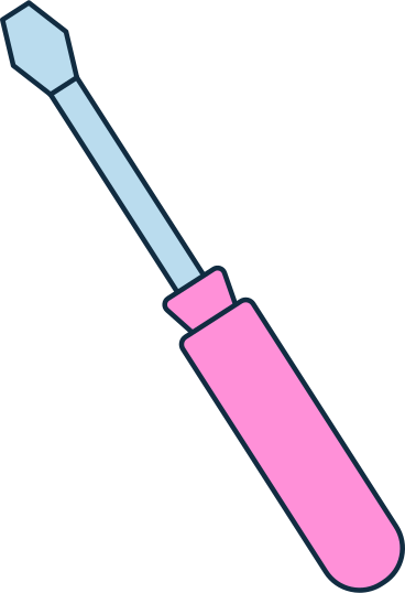 粉色螺丝刀 PNG, SVG