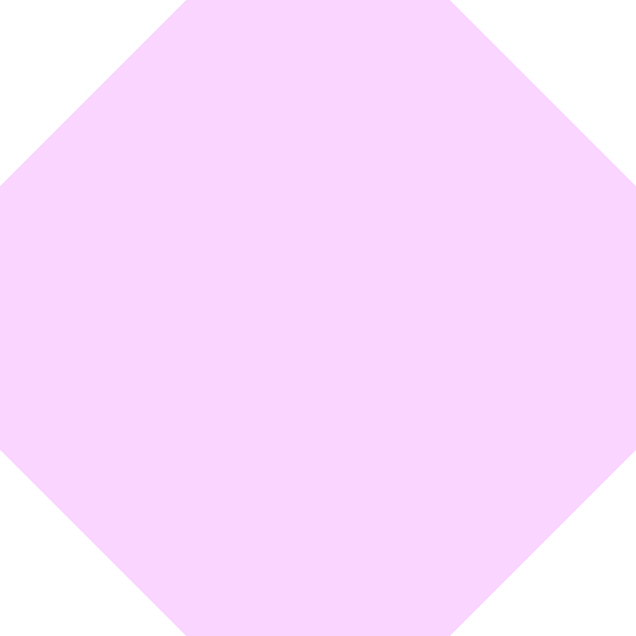 Pink octagon Illustration in PNG, SVG