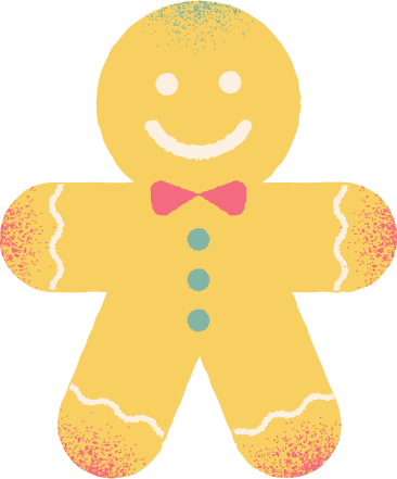 gingerbread man PNG, SVG