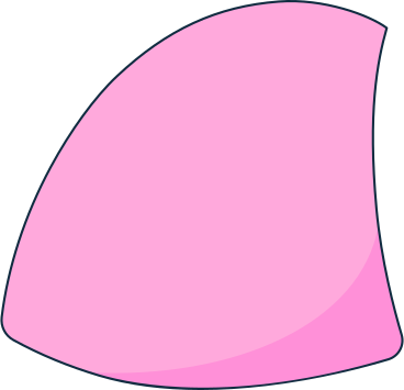 Pink waiter apron в PNG, SVG