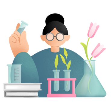 Scientist in the laboratory doing experiments PNG, SVG