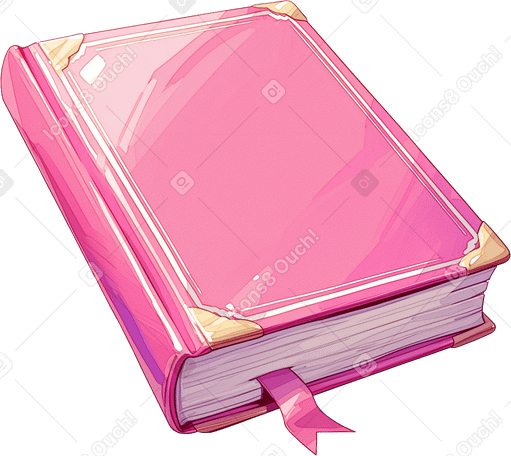 Livro rosa PNG, SVG