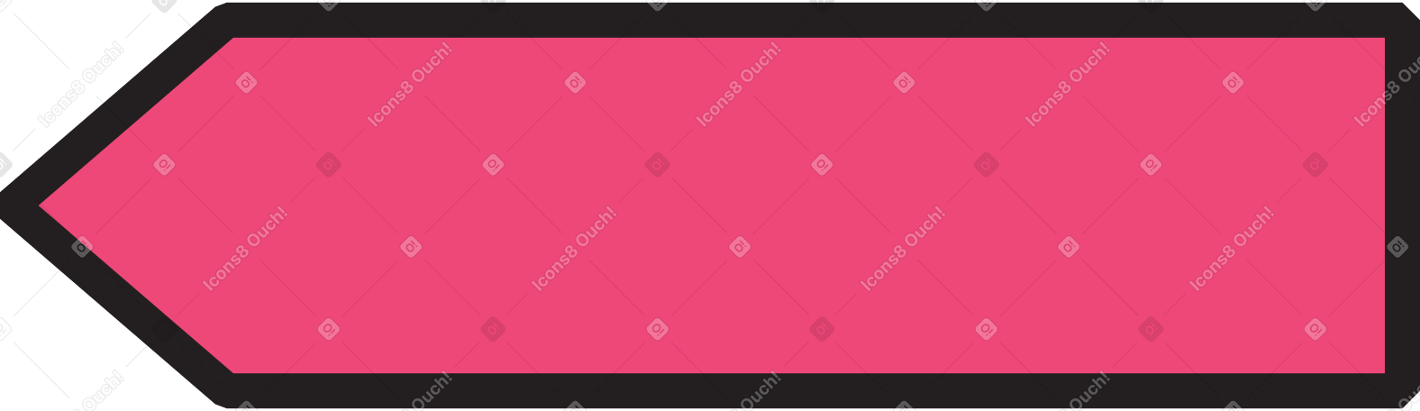 Розовый указатель в PNG, SVG