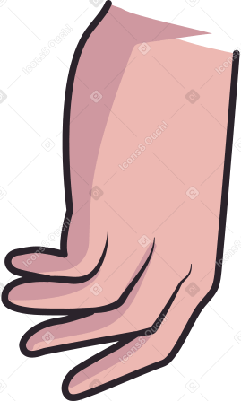 woman's hand with fingers в PNG, SVG