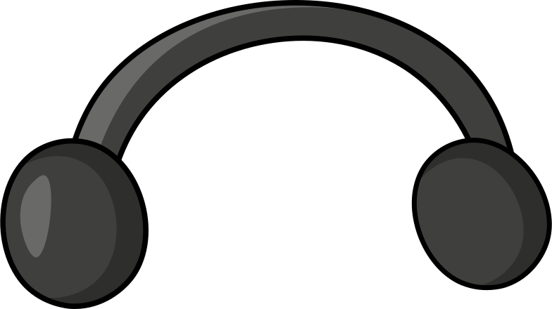 Side View Headphones のクリップアートイラスト イメージ Pngとsvg