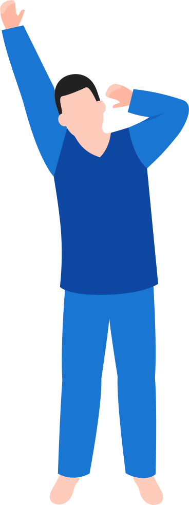 Человек в пижаме в PNG, SVG