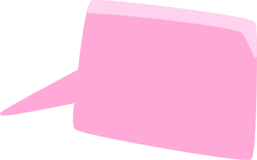 pink speech bubble PNG, SVG