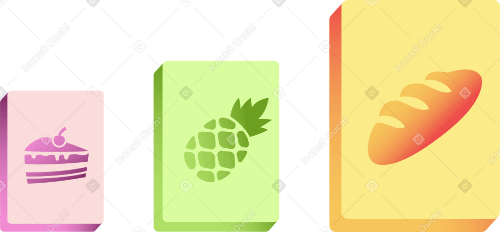 icons of grocery PNG, SVG