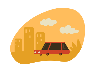 汽车在城市 PNG, SVG
