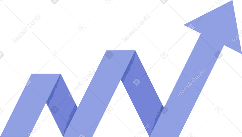 up arrow Illustration in PNG, SVG