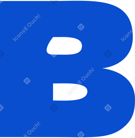 字母b PNG, SVG
