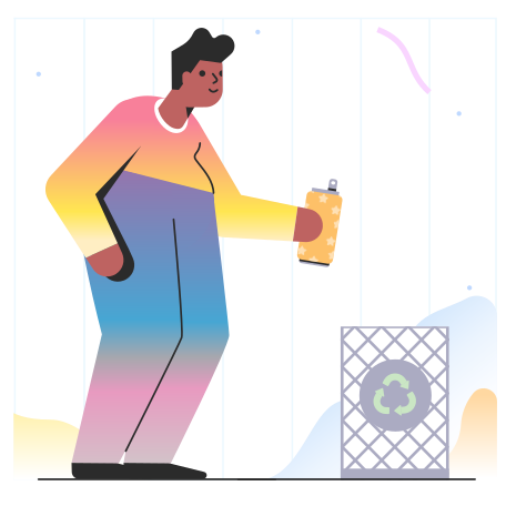 Recycling waste Illustration in PNG, SVG