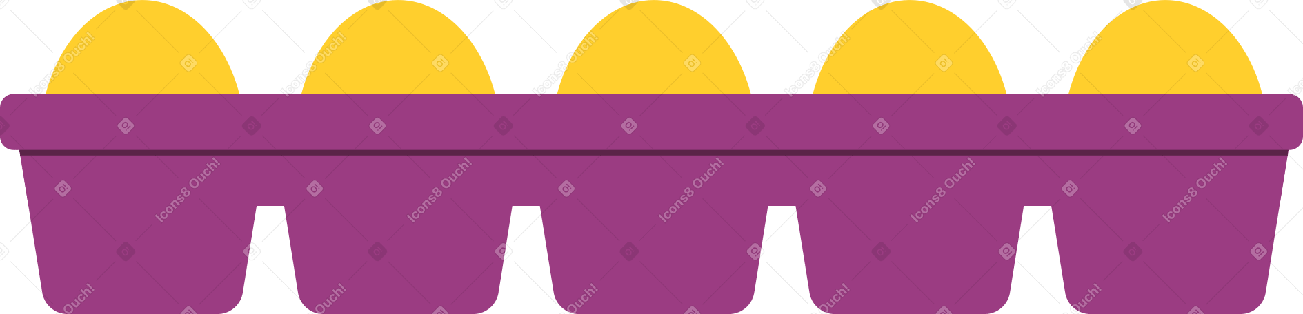 egg box Illustration in PNG, SVG