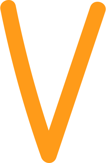 V yellow PNG, SVG