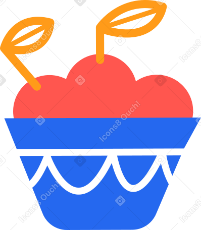 basket with apples PNG, SVG