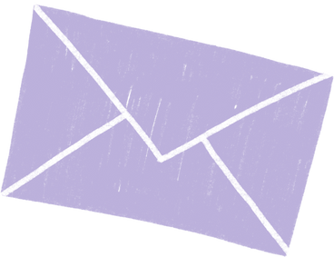 purple envelope PNG, SVG