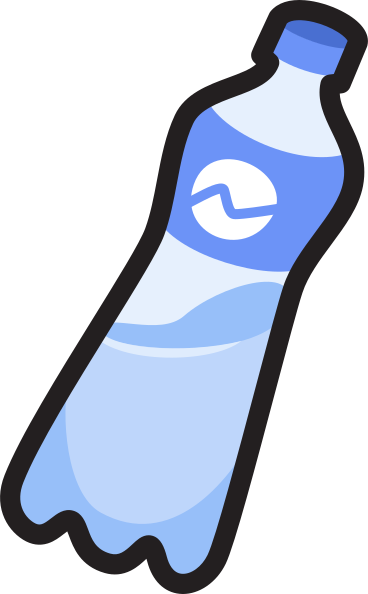 带水的瓶子 PNG, SVG