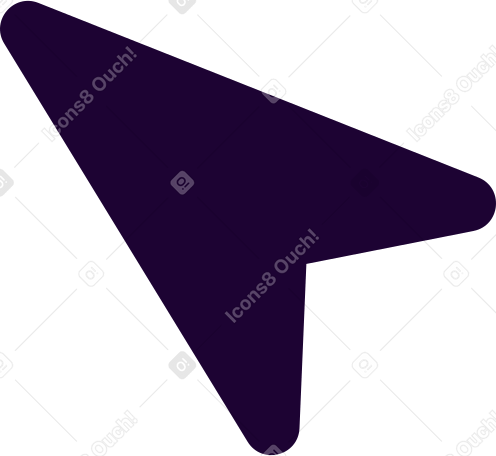 black search arrow Illustration in PNG, SVG
