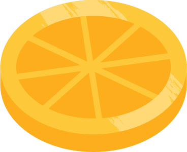 runde orangenscheibe PNG, SVG