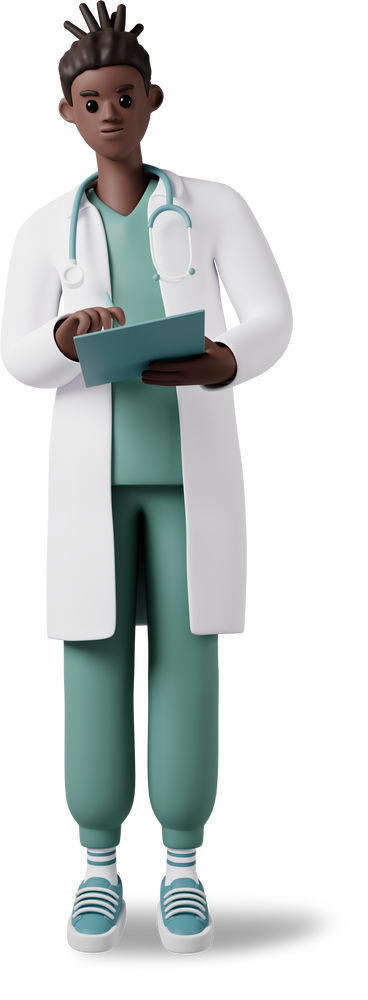 young doctor man PNG, SVG