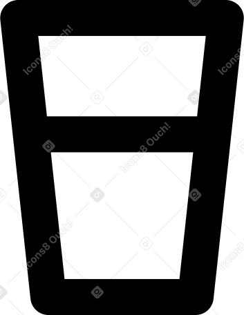 glass of water Illustration in PNG, SVG