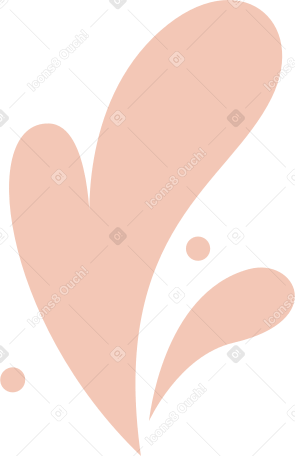 откуда-то летят оранжевые облака в PNG, SVG