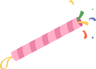 party popper PNG, SVG