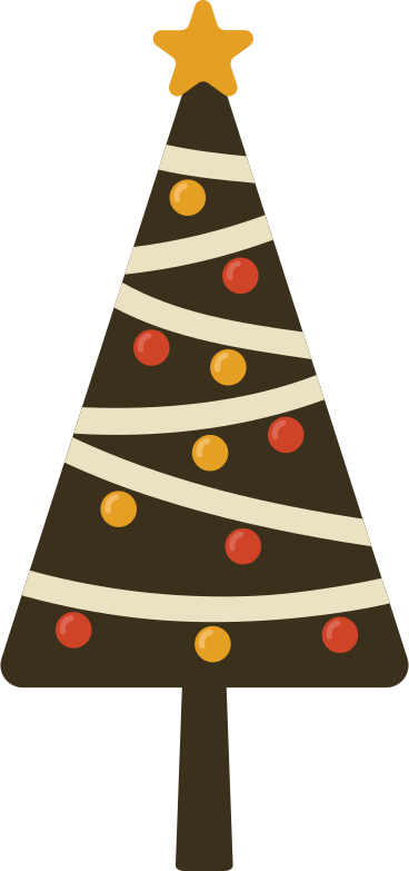 Рождественская елка в PNG, SVG