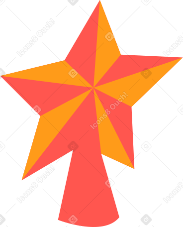Игрушечная звезда в PNG, SVG