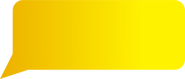 yellow speech bubble PNG, SVG