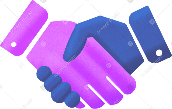 two hands in a handshake PNG, SVG