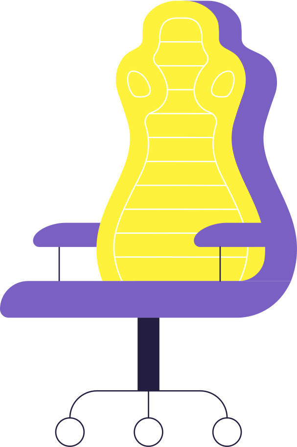 gamer chair Illustration in PNG, SVG