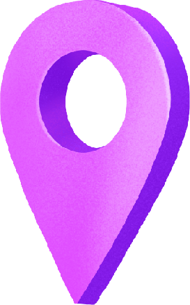 purple location pin PNG, SVG