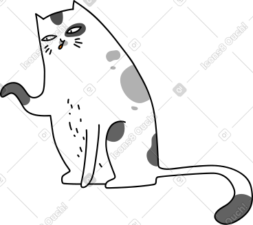 坐猫 PNG, SVG