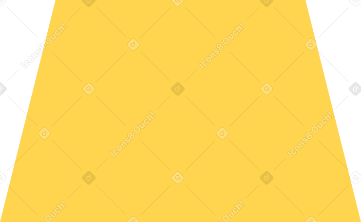 trapeze yellow Illustration in PNG, SVG