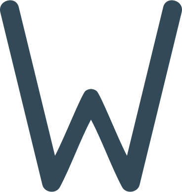 W azul oscuro PNG, SVG