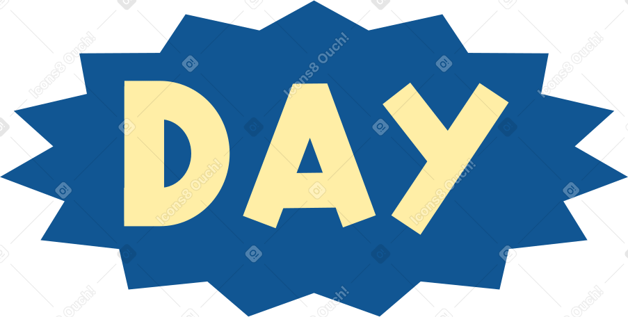 day text в PNG, SVG