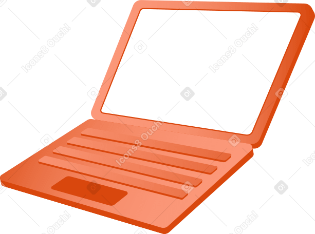 laptop aperto PNG, SVG