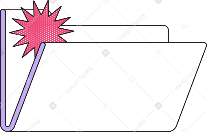 la cartella contrassegnata da una stella PNG, SVG