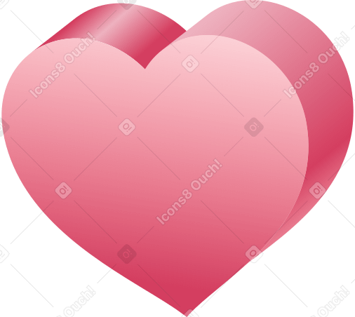 Grande ícone de coração PNG, SVG