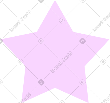 Pink star PNG, SVG